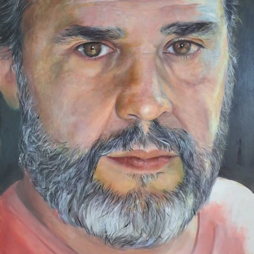 Santiago. Óleo sobre tabla 50x70cm